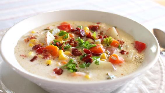 Slow-Cooker Chicken-Corn Chowder Recipe - BettyCrocker.com