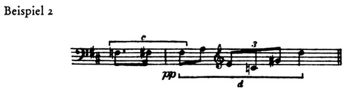 Theodor W. Adorno: Berg. Der Meister des kleinsten Ubergangs, Gesammelte Schriften, Band 13, Beispiel 2, S. 379.