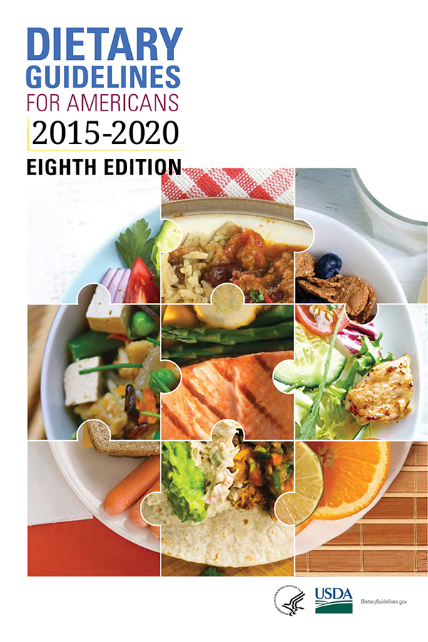 Cover Page of Dietary Guidelines for Americans 2015-2020