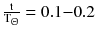 $$ \frac{\text{t}}{{{\text{T}}_{\Uptheta } }} = 0.1{-}0.2 $$