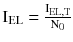 $$ {\text{I}}_{\text{EL}} = \frac{{{\text{I}}_{\text{EL,T}} }}{{{\text{N}}_{0} }} $$