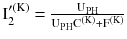 $$ {\text{I}}_{ 2}^{{\prime \left( {\text{K}} \right)}} = \frac{{{\text{U}}_{\text{PH}} }}{{{\text{U}}_{\text{PH}} {\text{C}}^{{({\text{K}})}} + {\text{F}}^{{\left( {\text{K}} \right)}} }} $$