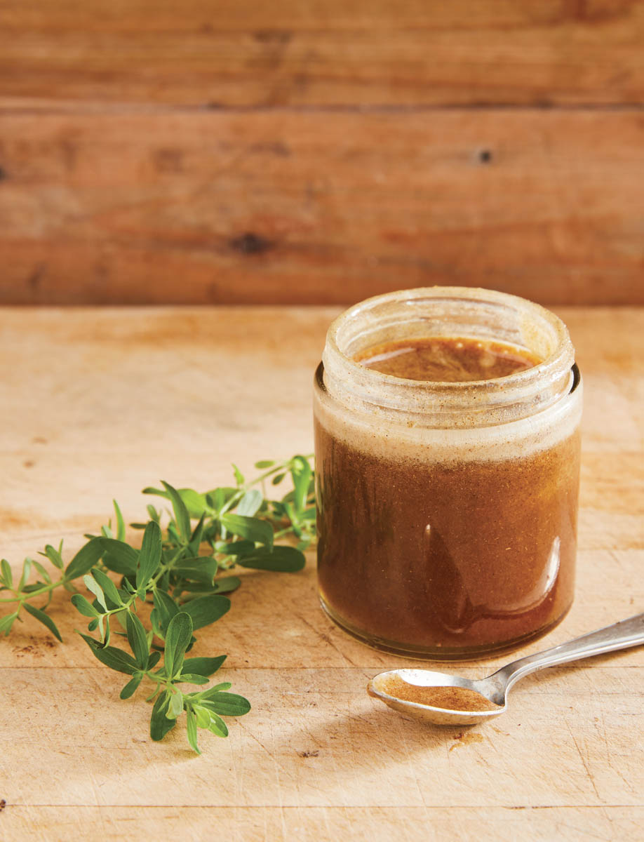 A jar of happy honey spread.