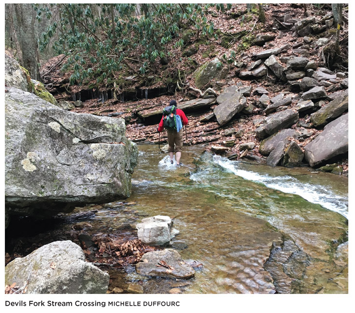 Devils Fork Stream Crossing MICHELLE DUFFOURC