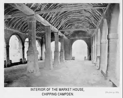 Interior of the Market House, Chipping Campden