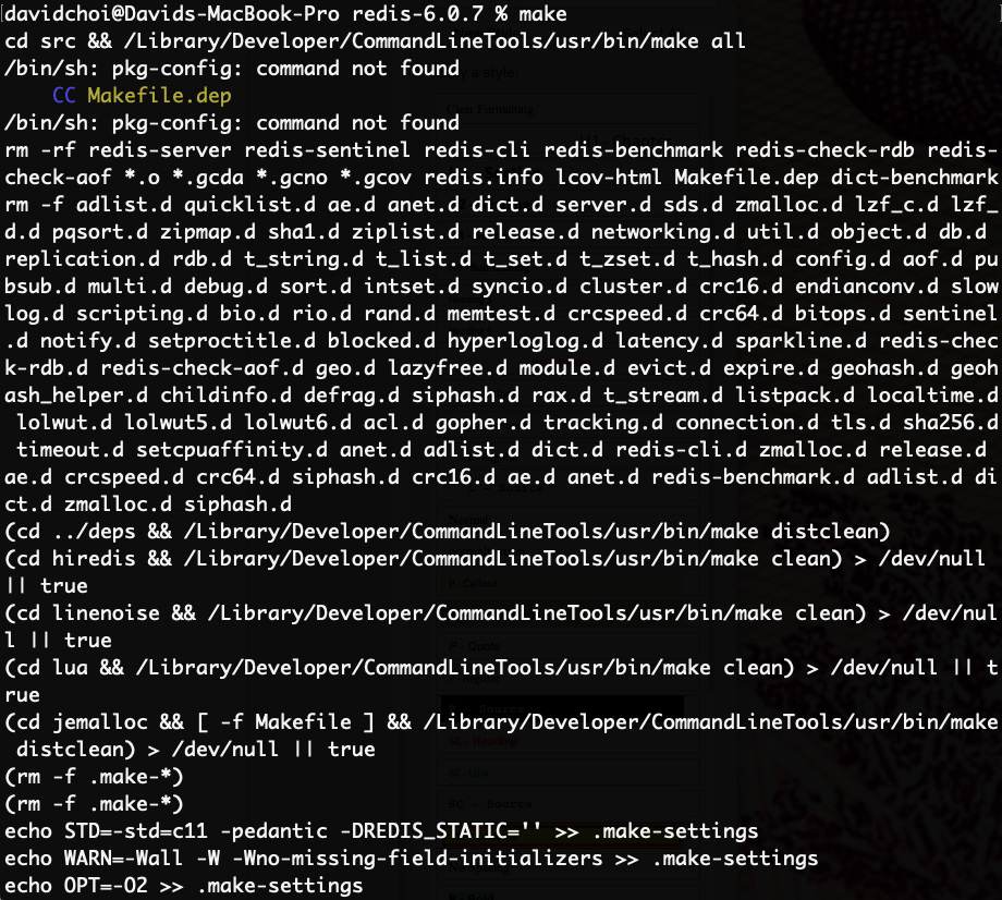 Figure 13.3 – Running the make command
