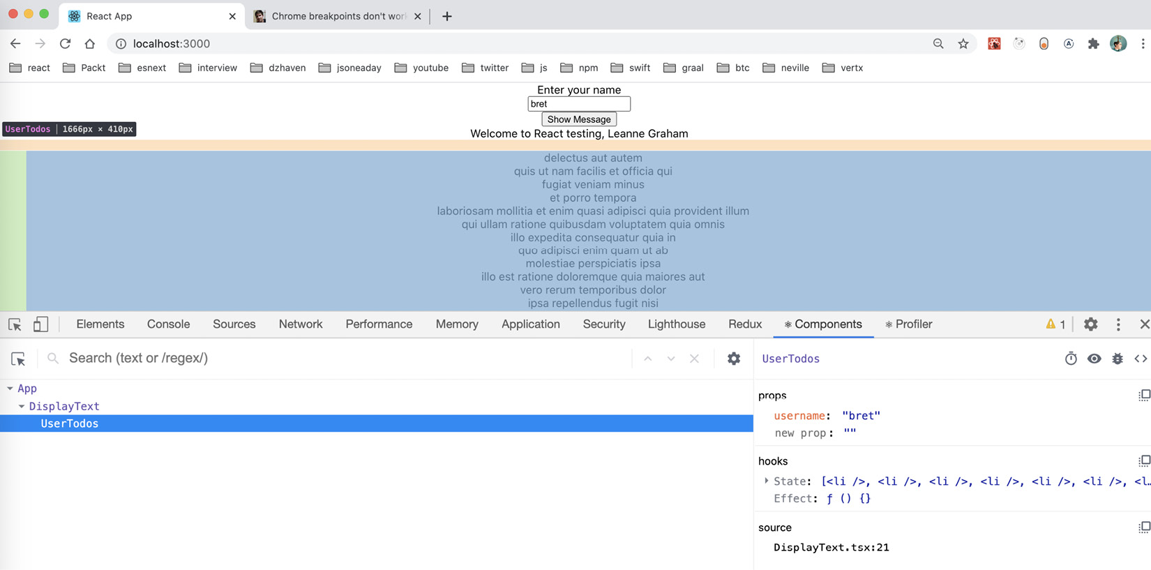 Figure 6.23 – React Developer Tools
