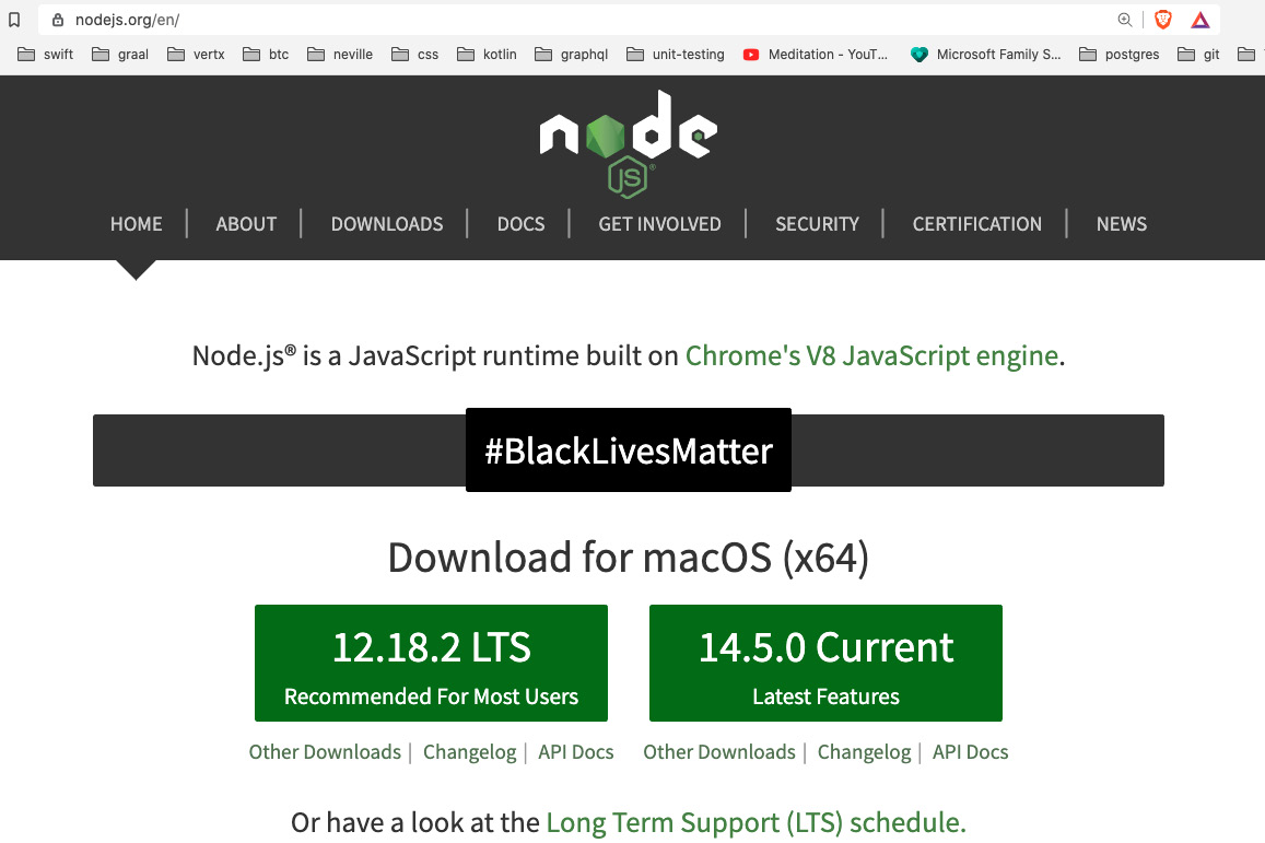 Figure 8.2 – Node website
