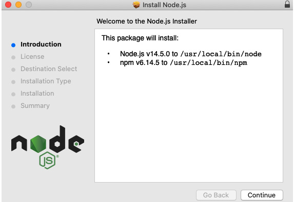 Figure 8.3 – Node setup
