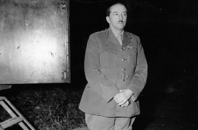 The recently promoted Field Marshal Brooke in Italy, January 1944. U.S. National Archives and Records Administration