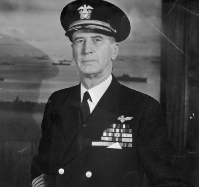 Ernest J. King late in the war as a fleet admiral. U.S. Naval Institute Photo Archive