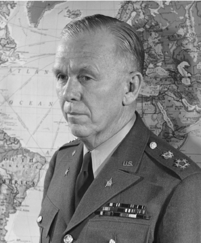 General Marshall wearing five stars. U.S. Naval Institute Photo Archive