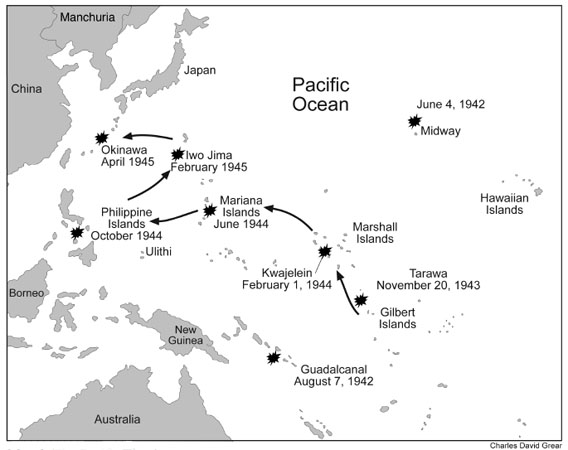 Map 1. The Pacific Theater