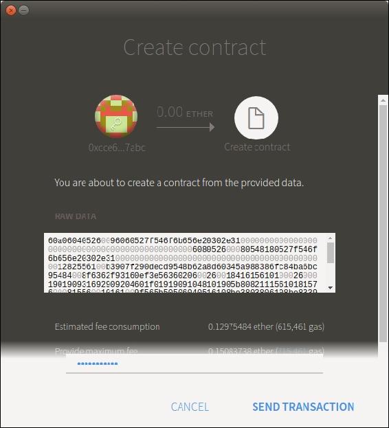 Deploying contracts using Mist