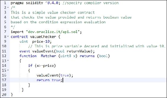 Layout of a solidity source code file