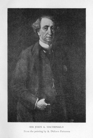 Sir John A. Macdonald. From the painting by A. Dickson Patterson.