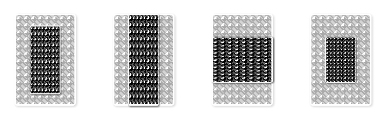 The transform’s scale functions: scale(0.5, 0.75), scaleX(0.5), scaleY(0.5), and scale(0.5), respectively