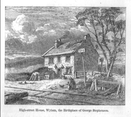 High-street House, Wylam, the Birthplace of George Stephenson