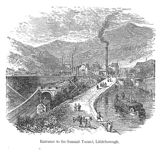 Entrance to the Summit Tunnel, Littleborough