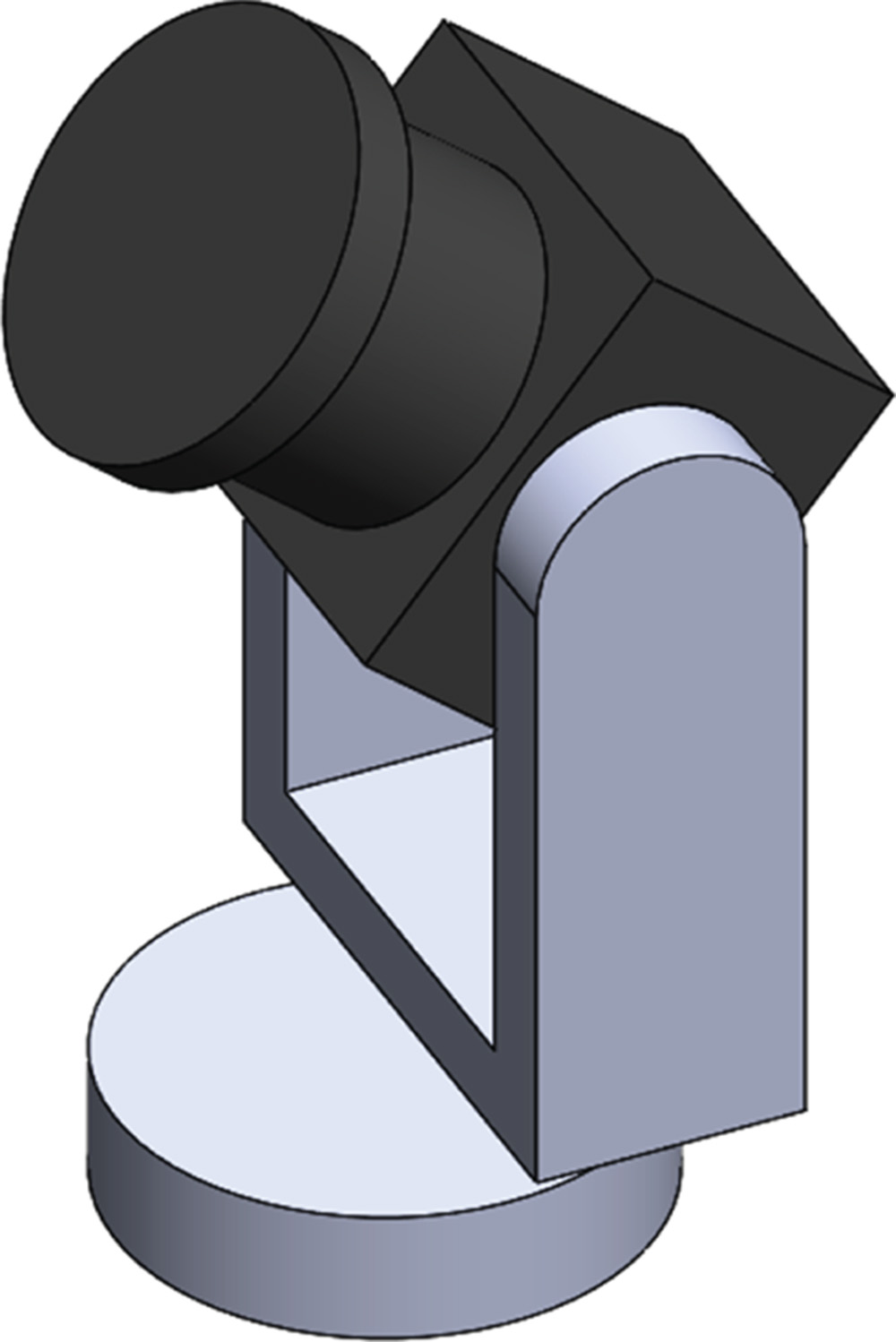 Picture of a laser ranging sensor assembly.