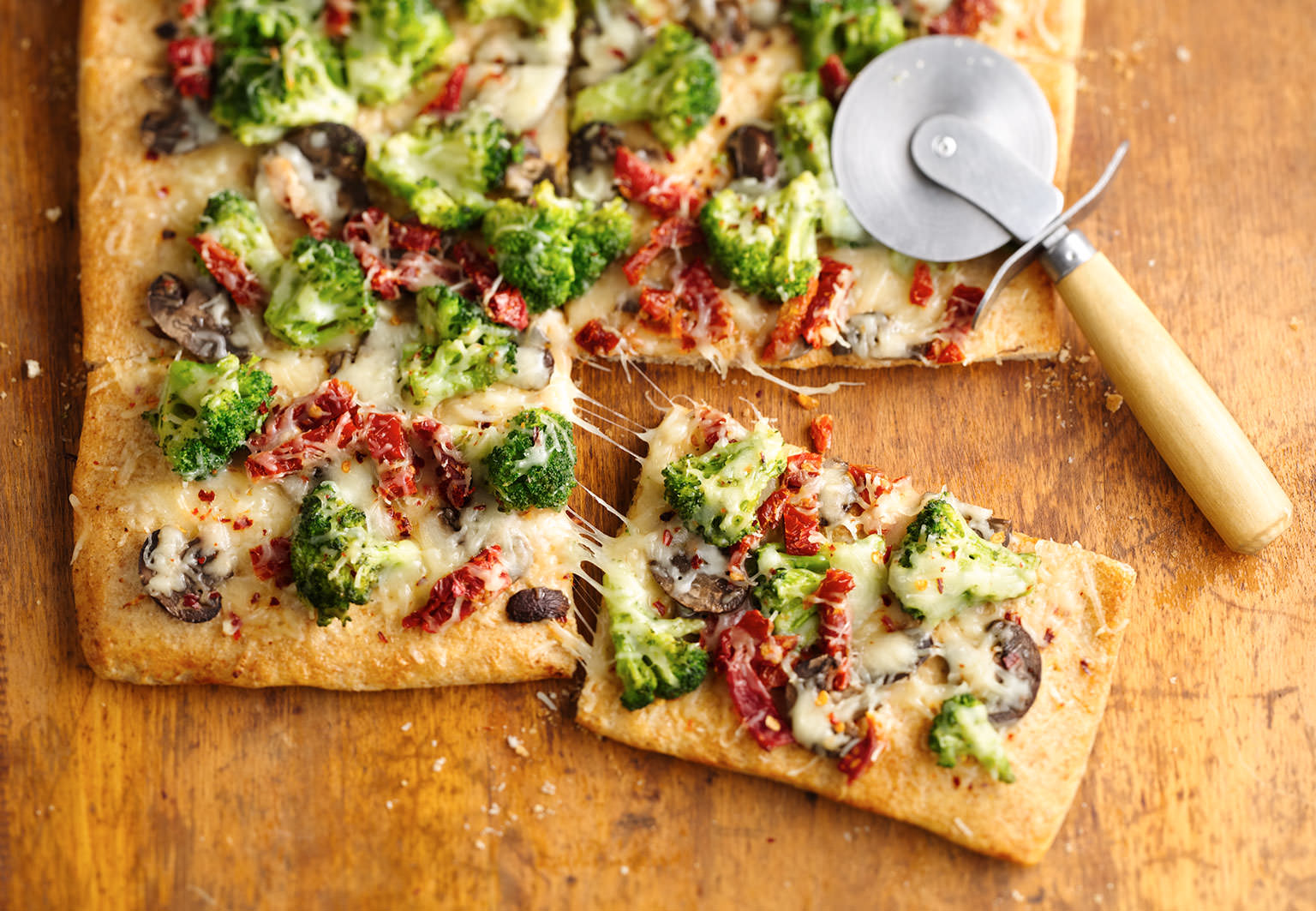 Tuscan Broccoli Pizza