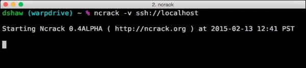 Attacking services with Ncrack