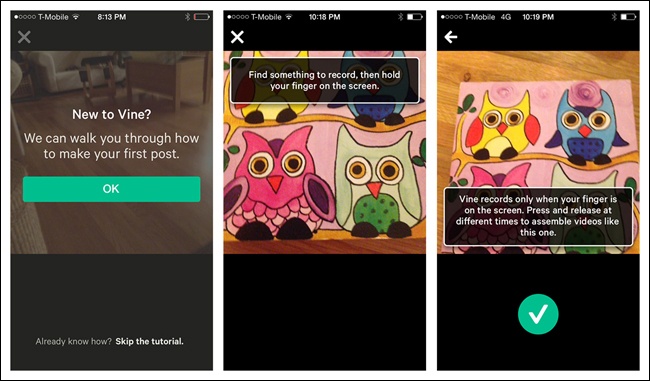 Vine for iOS shows, tells, and encourages users to try for themselves ()