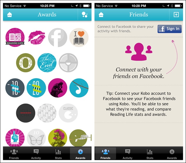 Kobo for iOS: Reading Life rewards work across platforms