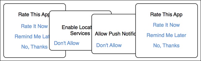 Idiot Boxes: multiple dialogs on first use disrupts the flow before it even gets started