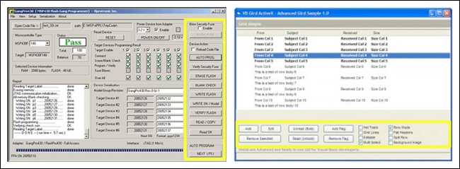 Visual Basic and Java desktop applications: drowning in Oceans of Buttons