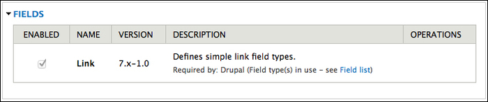 Step 2 – adding fields