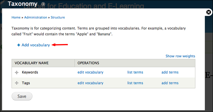 Step 3 – assigning taxonomies