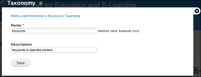 Step 3 – assigning taxonomies