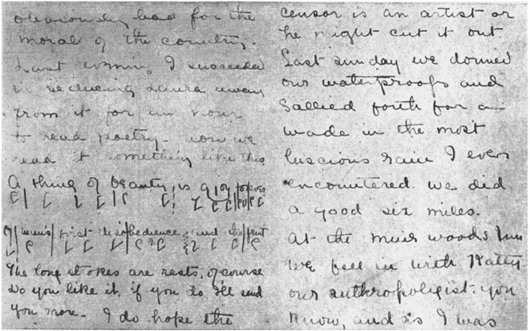 Pages two and three of the “Patricia” spy letter