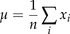 Means and Averages