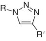 2 Skeletal structures of nitrogen compound diazo with double–headed arrow in between and approximate chemical shifts, ppm of 200—450.