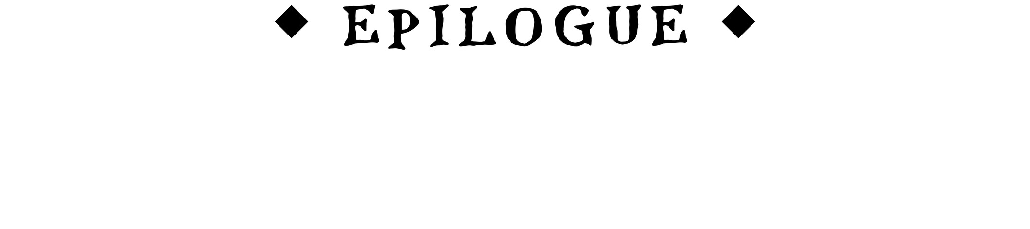  Epilogue 