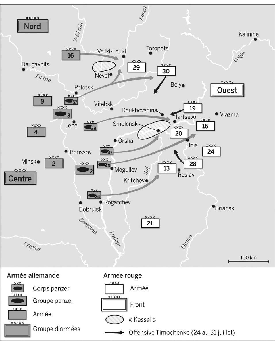 Illustration. La bataille de Smolensk (1) (juillet-août)