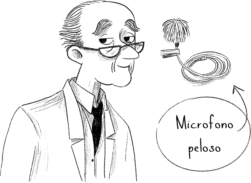 Microfono peloso