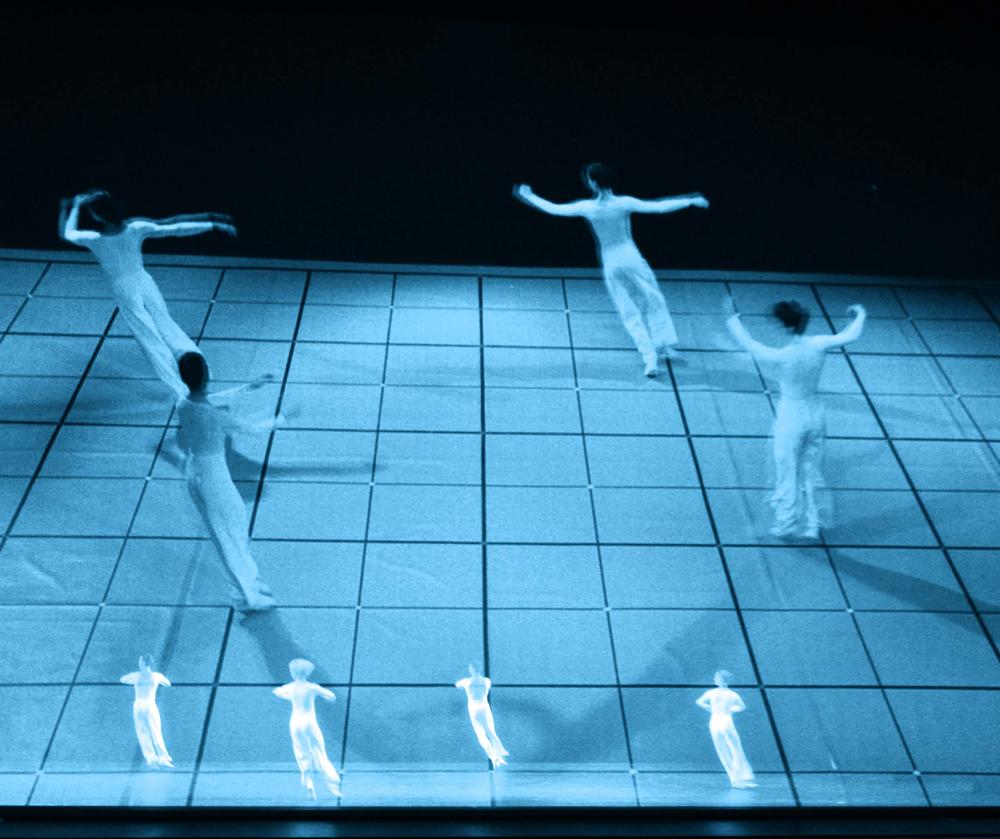 Image from the 2009 revival of Dance, a 1979 collaboration of Lucinda Childs, Phillip Glass, and Sol Lewitt. Photo by Sally Cohn, ©2009. Courtesy of Sally Cohn.