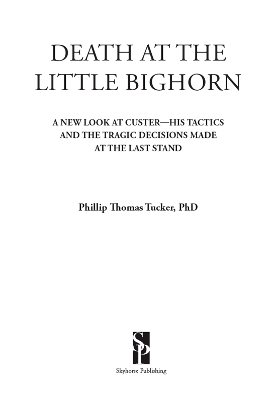 Title Page of Death at the Little Bighorn