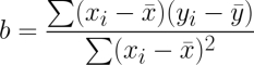 Ordinary least squares estimation