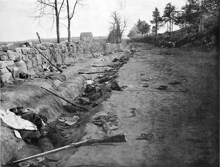 THE STONE WALL UNDER MARYE'S HEIGHTS