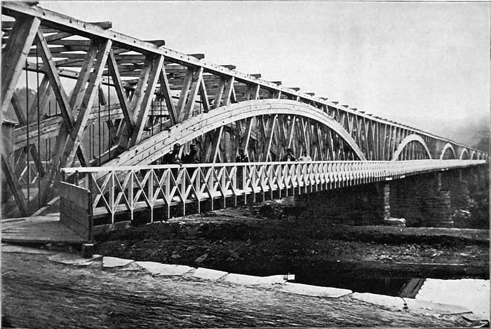 CHAIN BRIDGE OVER THE POTOMAC RIVER, NEAR WASHINGTON