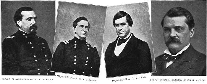 O. E. BABCOCK, EDW. R. S. CANBY, C. M. CLAY, AND ANSON G. McCOOK