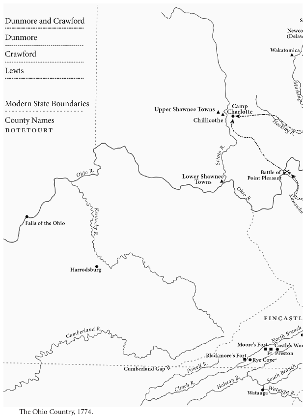 Image: The Ohio Country, 1774.