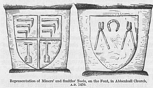 Representation of Miners’ and Smiths’ Tools