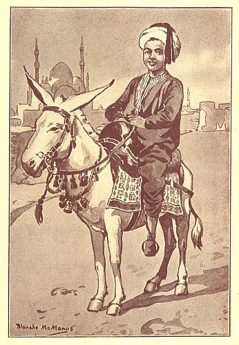 Boy on donkey