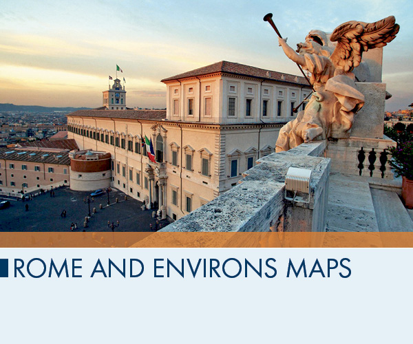 Rome and Environs Map