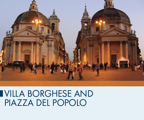 Villa Borghese and Piazza del Popolo